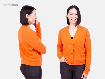 Preview: Schnittmuster Mona Damen Strickjacke by pattydoo